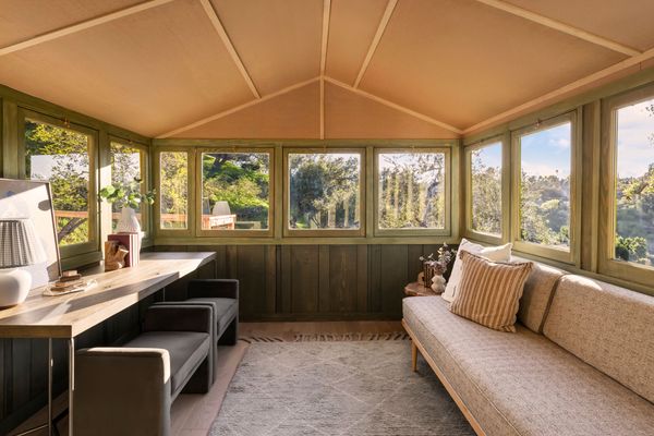 The home was originally built as a birding cabin in the early 20th century.