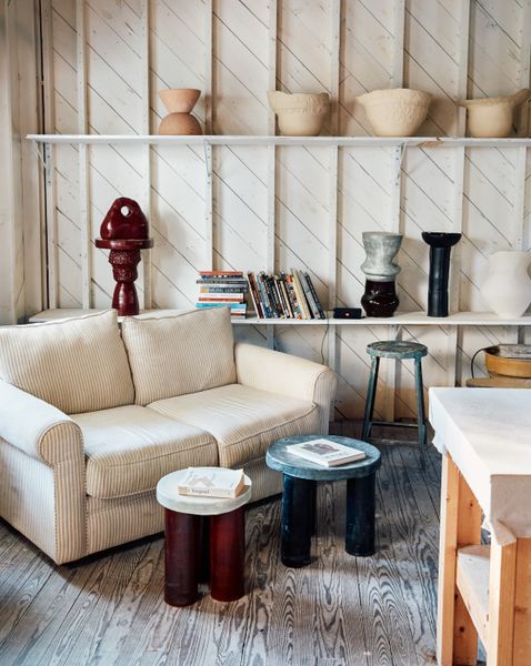 Amanda's studio is located at her home, where she creates ceramics with her artistic partner Diana Welch as Mother of God Ceramics.