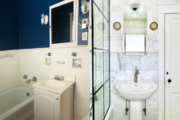 In a perfect world, the vintage tiles would've stayed—alas!